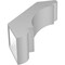 Ekena Millwork 6-in. W x 20-in. D x 26-in. H Olympic Architectural Grade PVC Knee Brace BRCP06X20X26OLY - alternate 4